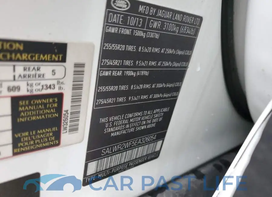 SALWR2WF5EA326054# 13
