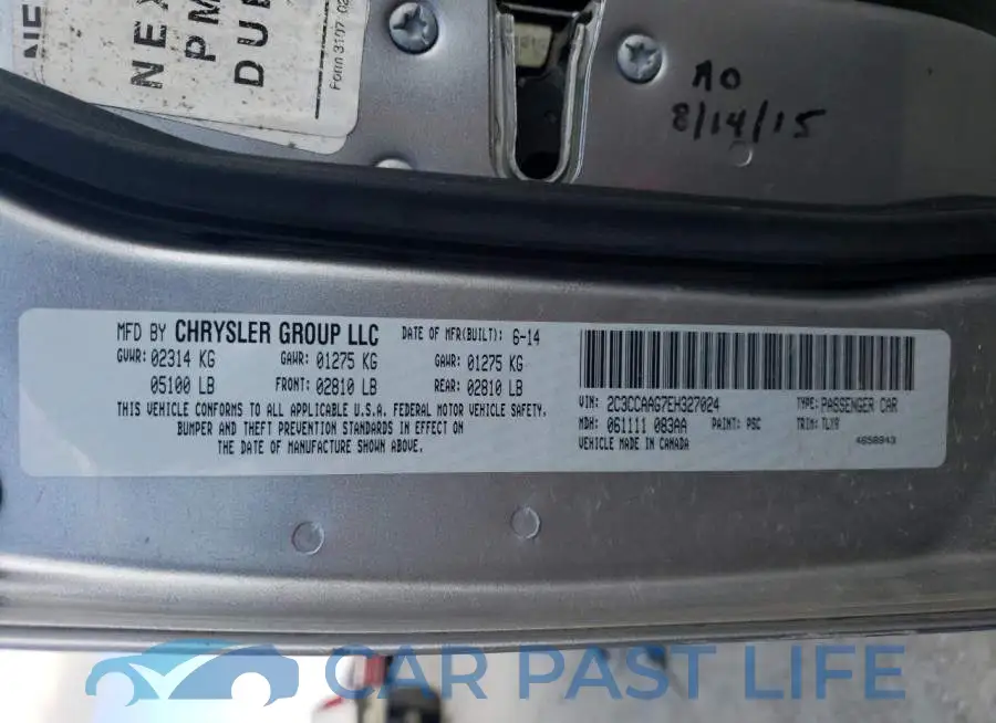 2C3CCAAG7EH327024# 12