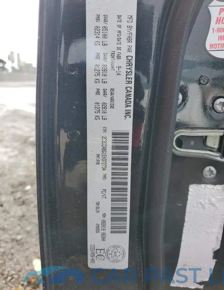 2C3CCABG1EH372734# 12