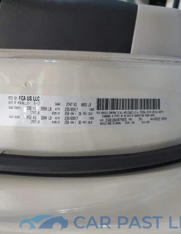 2C4RC1BG4HR770976# 13