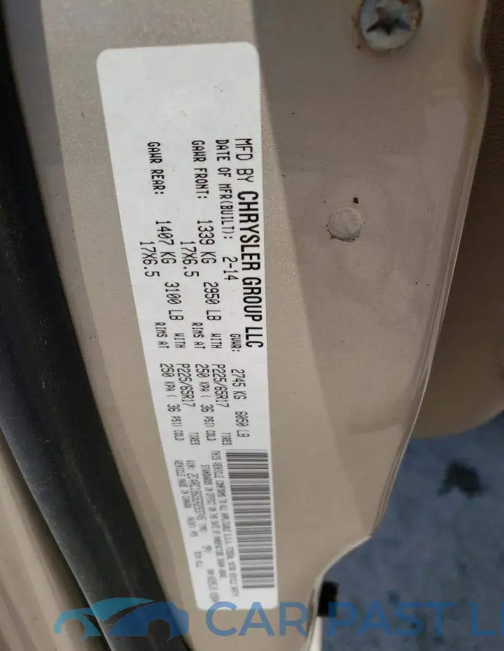 2C4RC1BG5ER293745# 14