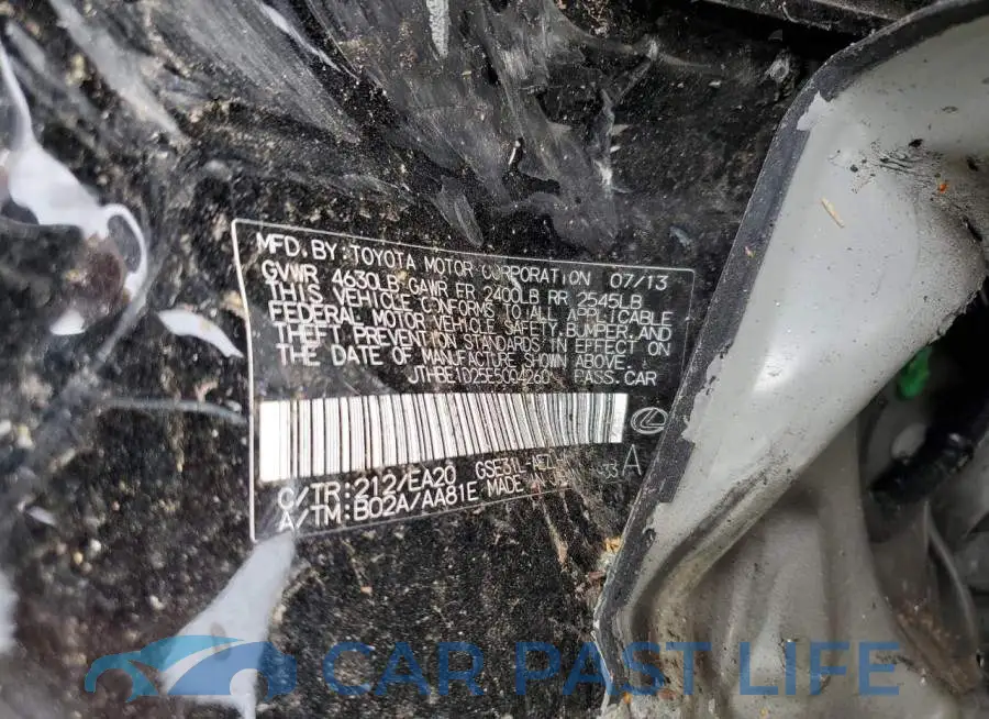 JTHBE1D25E5004260# 10