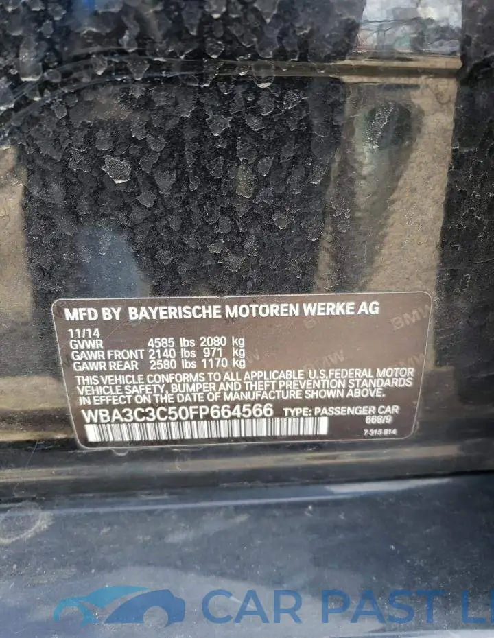 WBA3C3C50FP664566# 13