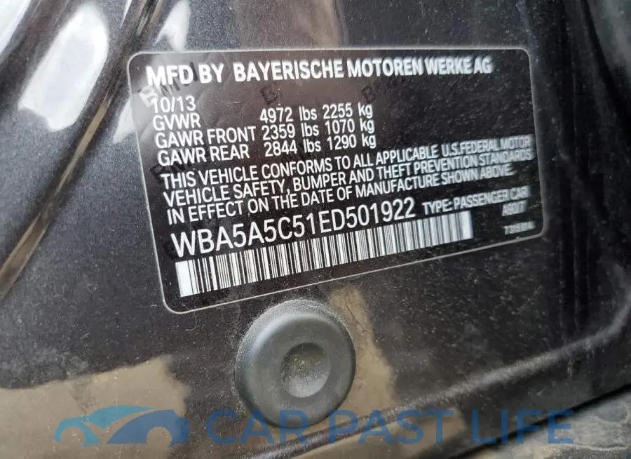 WBA5A5C51ED501922# 13