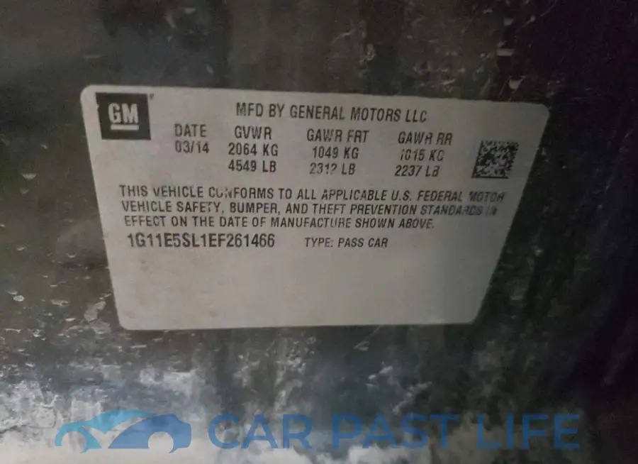 1G11E5SL1EF261466# 12