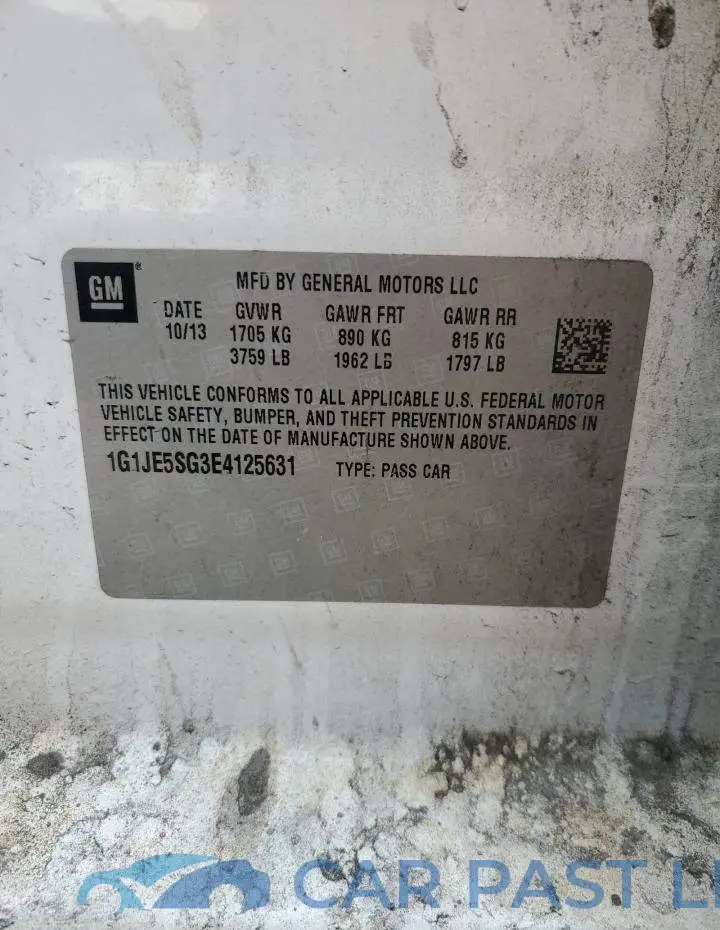 1G1JE5SG3E4125631# 12