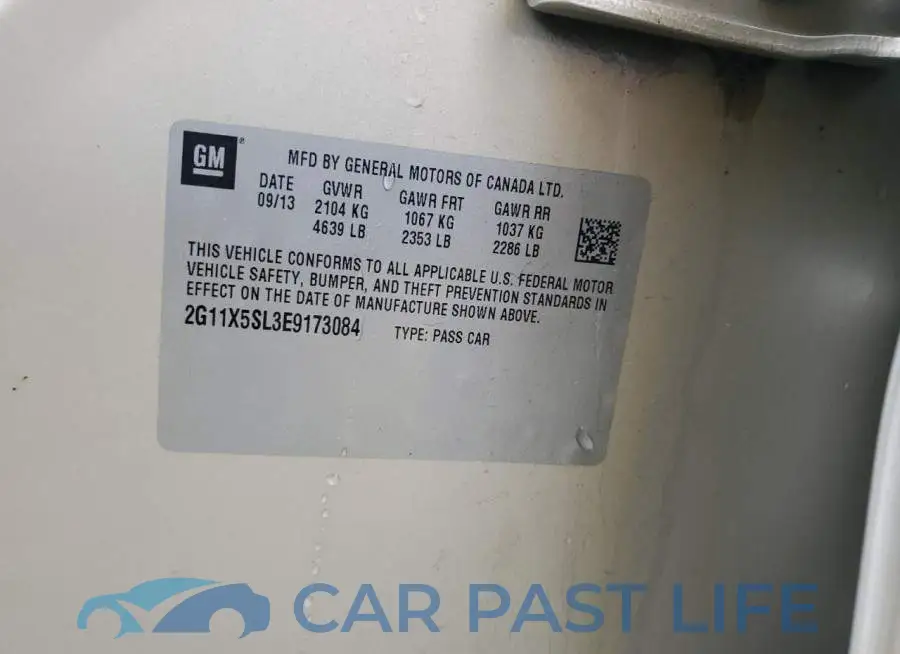 2G11X5SL3E9173084# 12