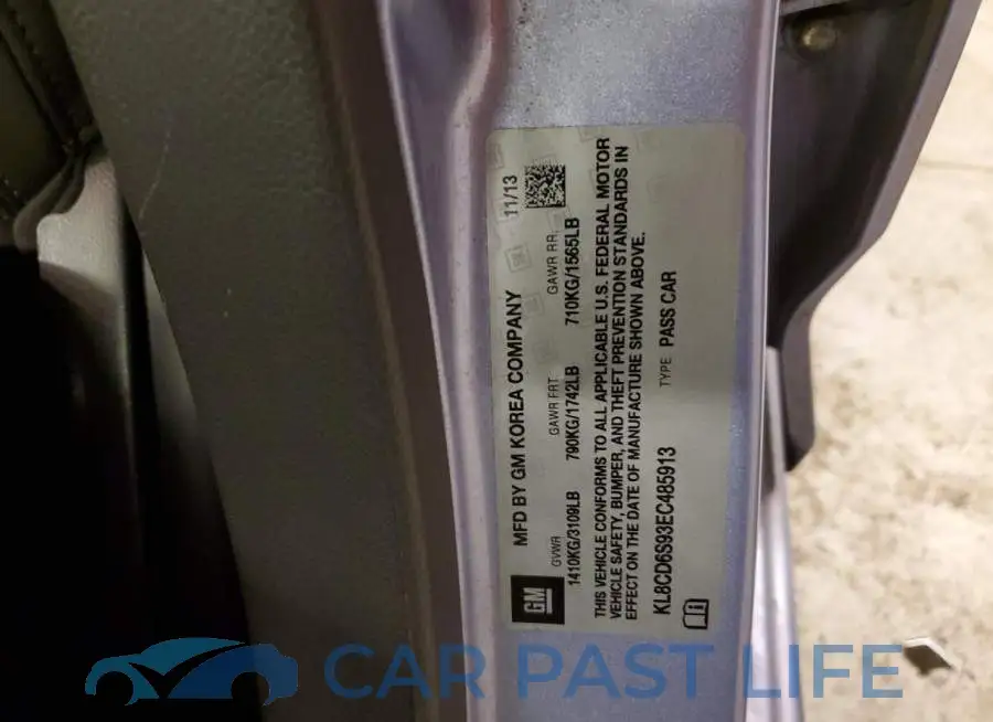 KL8CD6S93EC485913# 12