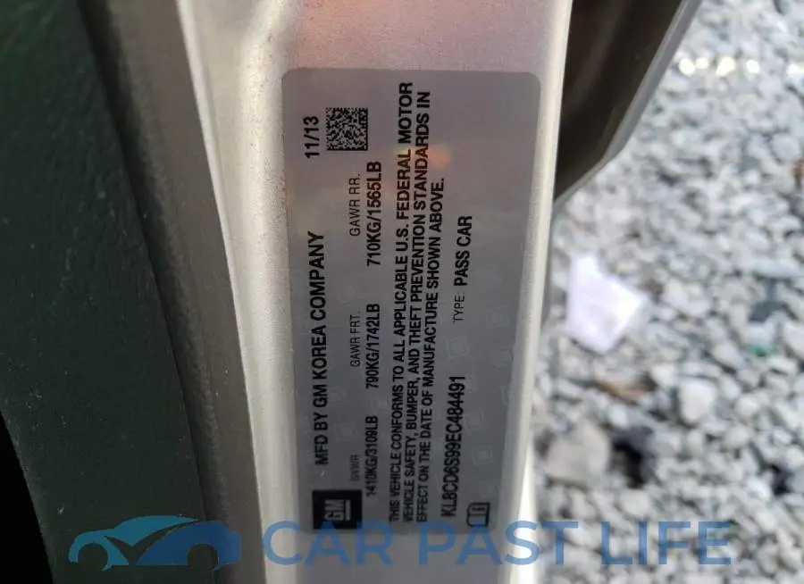 KL8CD6S99EC484491# 13