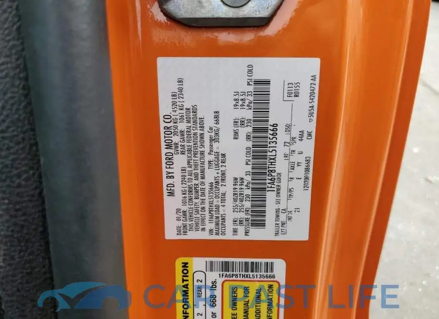 1FA6P8THXL5135666# 13