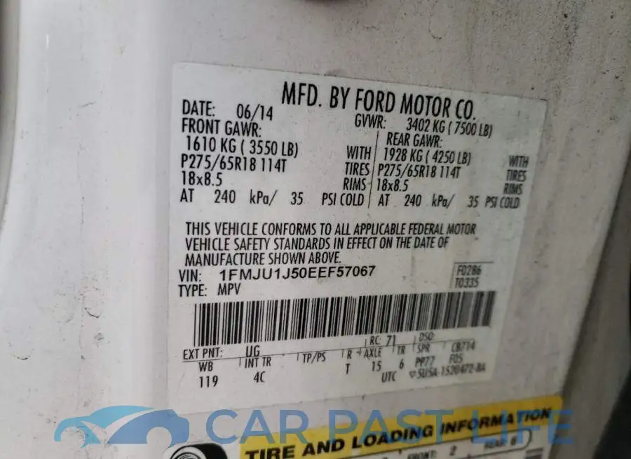 1FMJU1J50EEF57067# 14