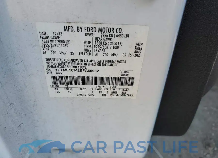 1FTMF1CM2EFA66932# 12