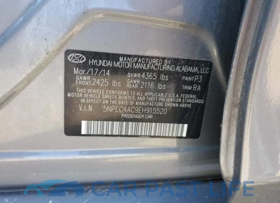 5NPEC4AC9EH915520# 12