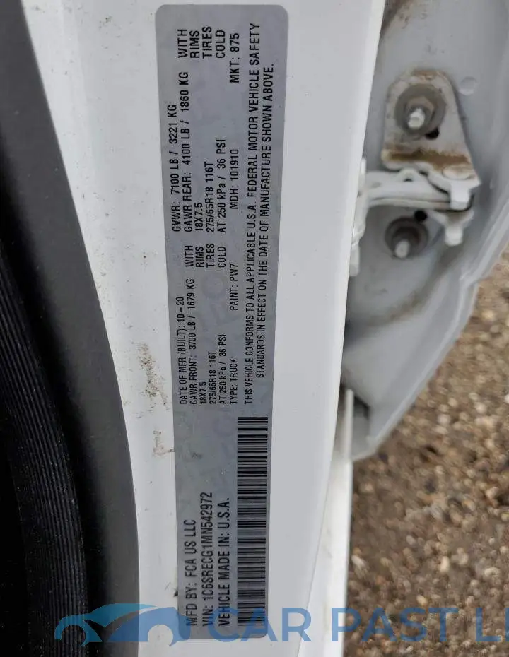 1C6SRECG1MN542972# 13