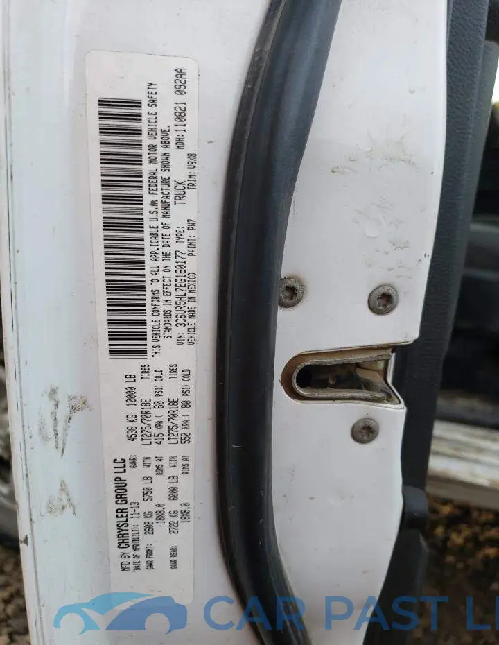 3C6UR5HL7EG160177# 12