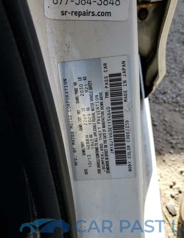 JM1GJ1V63E1154640# 12