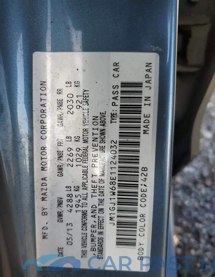 JM1GJ1W68E1124032# 12