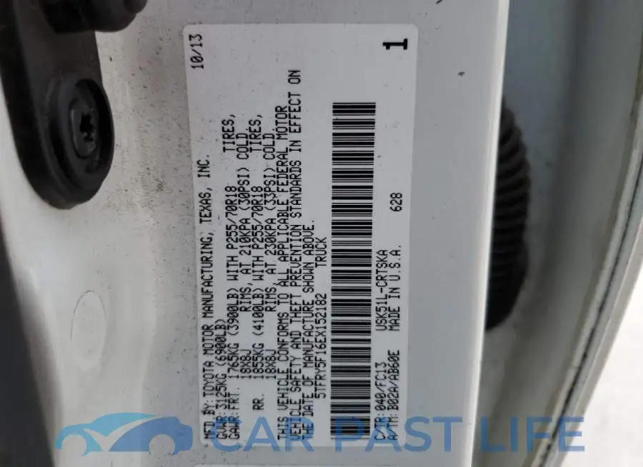 5TFRY5F16EX152182# 13