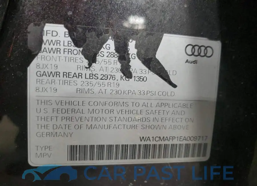 WA1CMAFP1EA009717# 13