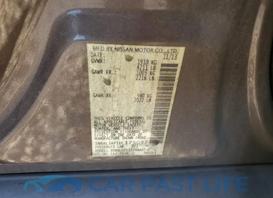 1N4AL3AP1EC175037# 12