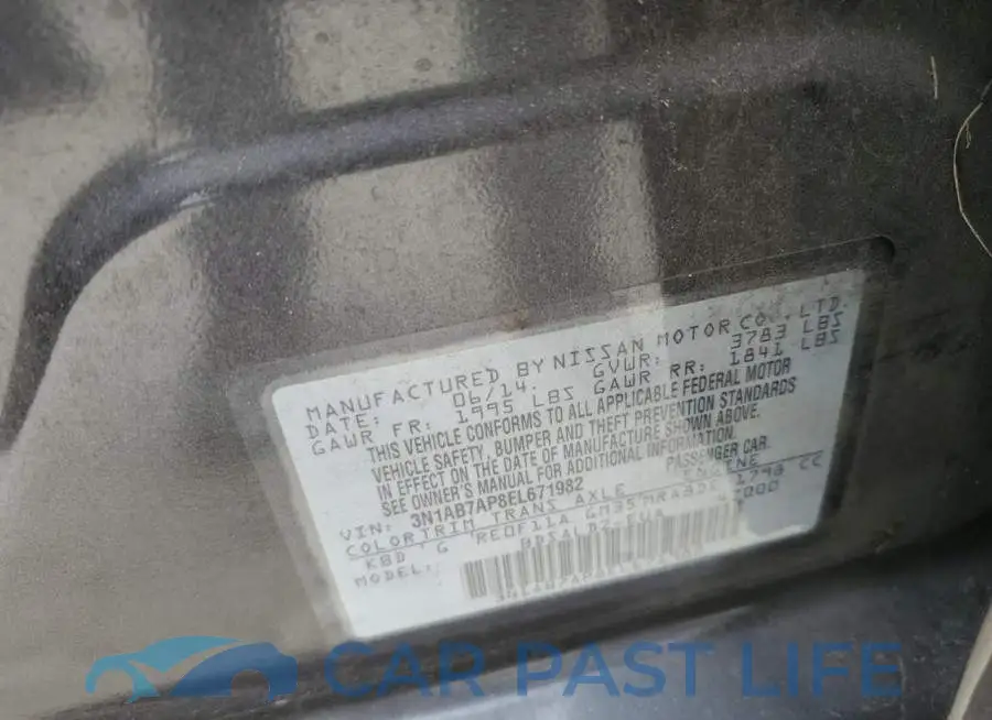 3N1AB7AP8EL671982# 12