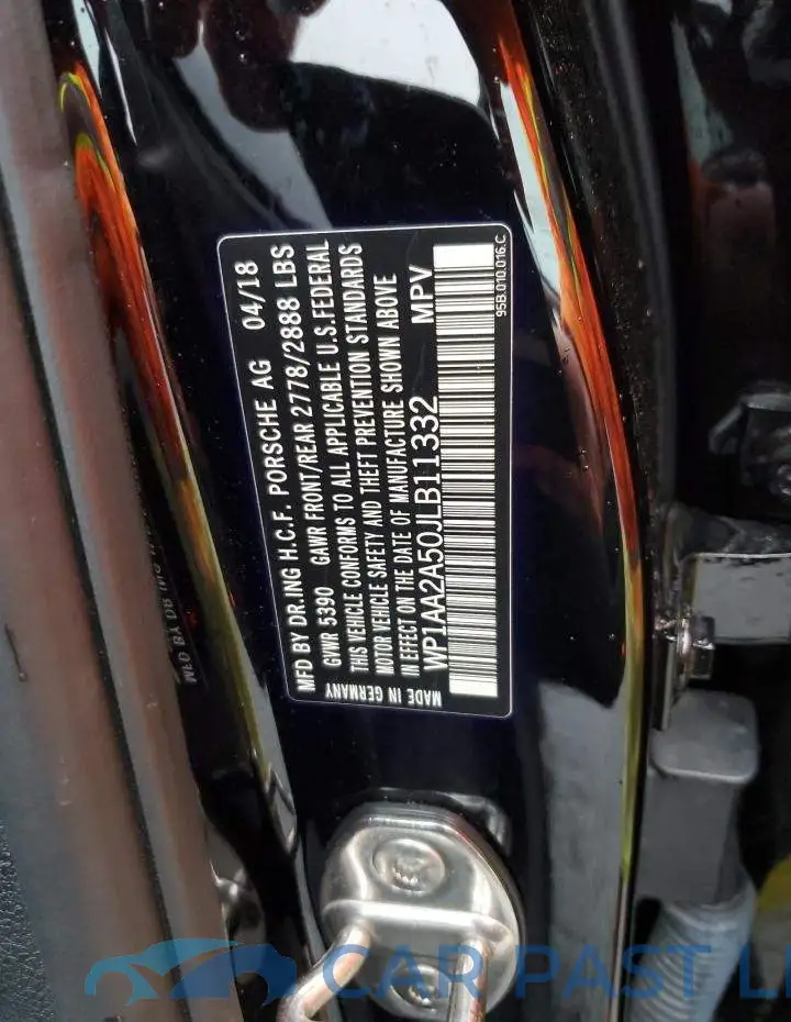 WP1AA2A50JLB11332# 12