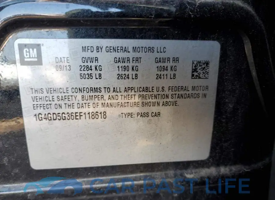 1G4GD5G36EF118618# 13