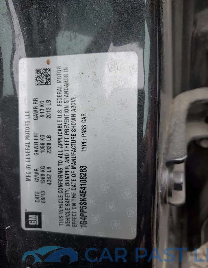 1G4PP5SK4E4108283# 13