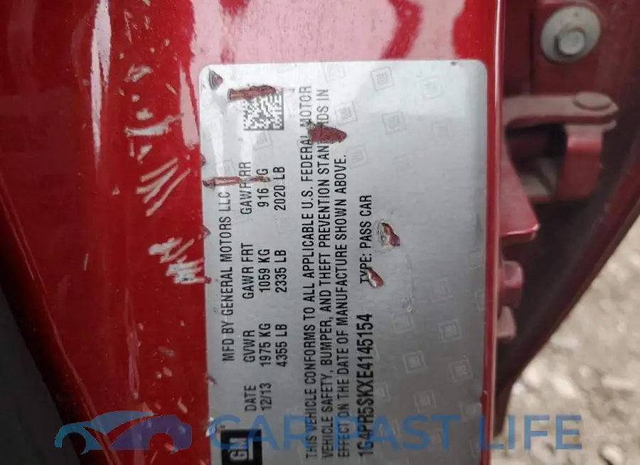 1G4PR5SKXE4145154# 12