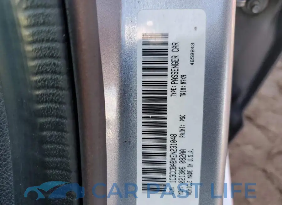 1C3CCBABXEN231048# 12