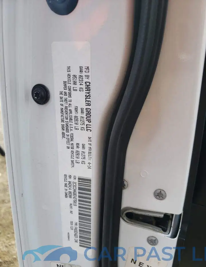 2C3CCAAG8EH276018# 13