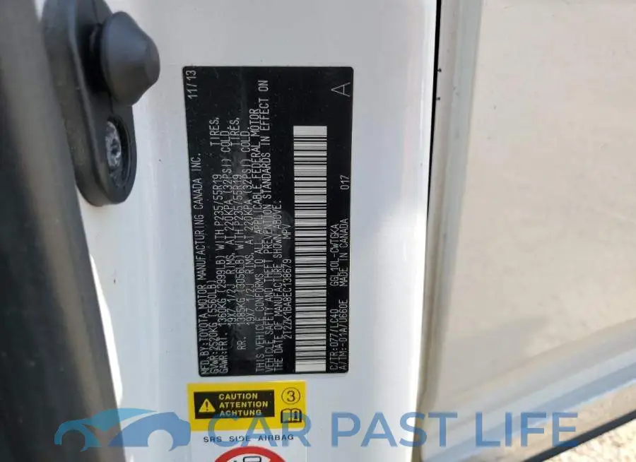 2T2ZK1BA8EC138679# 12