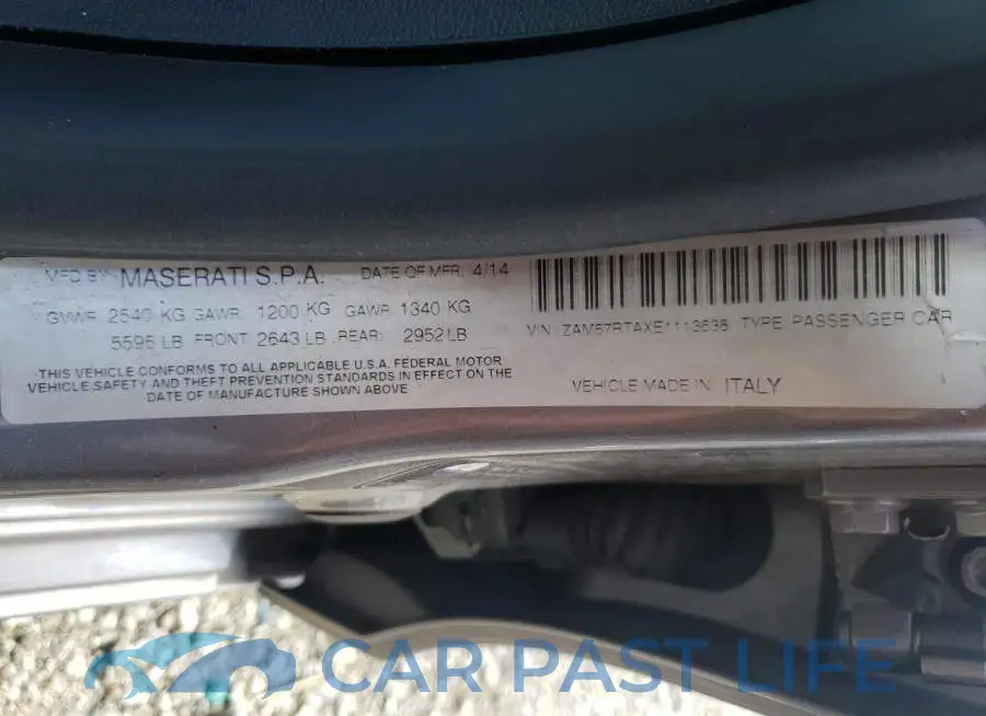 ZAM57RTAXE1113638# 12