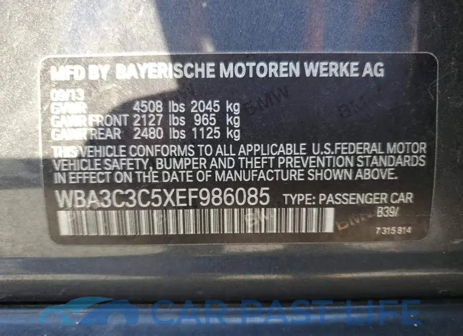 WBA3C3C5XEF986085# 12