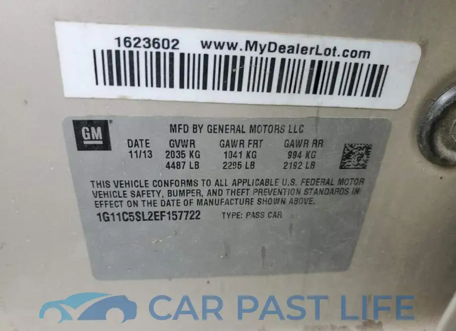 1G11C5SL2EF157722# 12