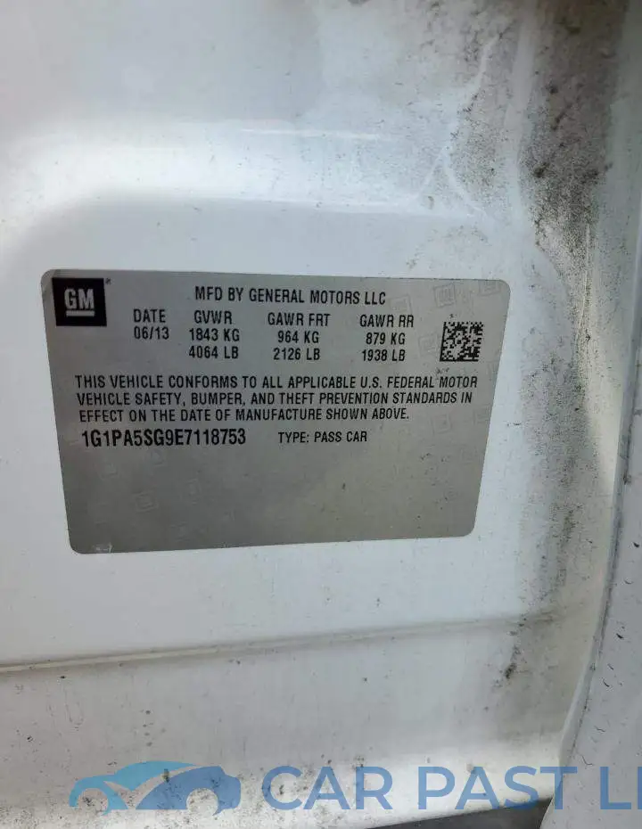 1G1PA5SG9E7118753# 12