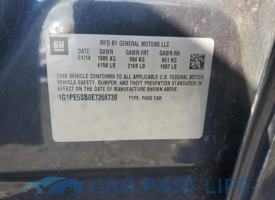 1G1PE5SB0E7268730# 12