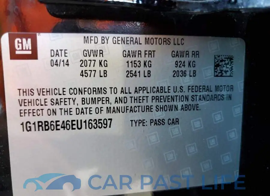 1G1RB6E46EU163597# 13