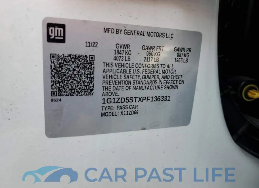 1G1ZD5STXPF136331# 12
