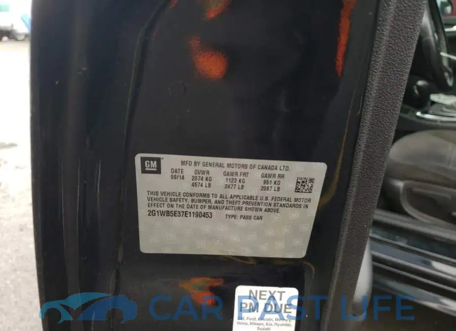 2G1WB5E37E1190453# 12