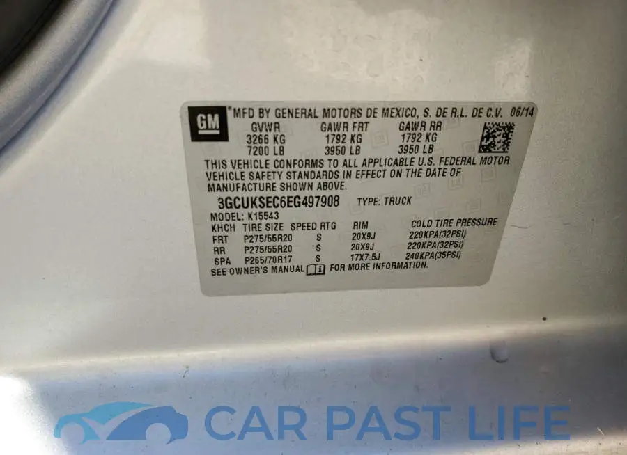 3GCUKSEC6EG497908# 13