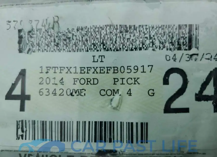 1FTFX1EFXEFB05917# 12