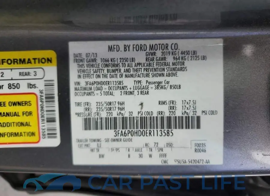 3FA6P0HD0ER113585# 12