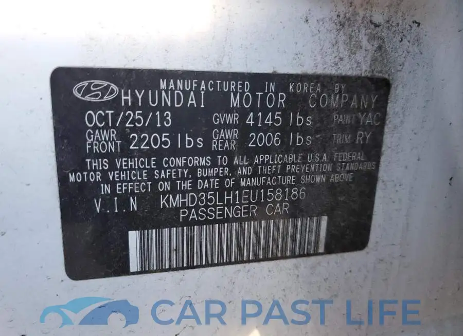 KMHD35LH1EU158186# 12