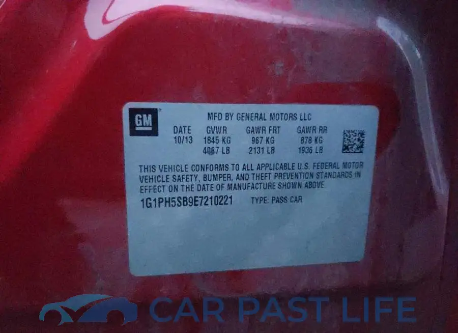 1G1PH5SB9E7210221# 12