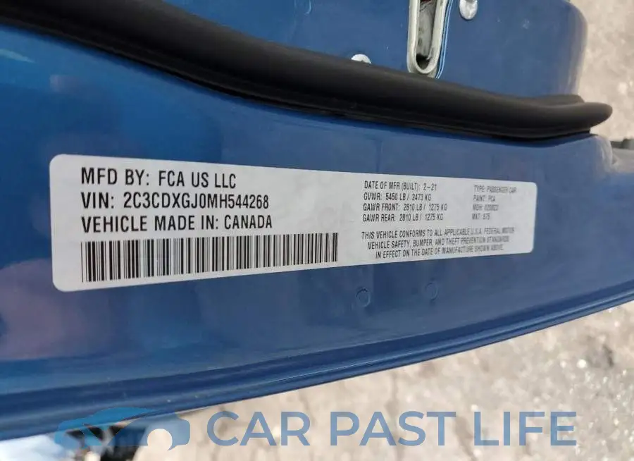 2C3CDXGJ0MH544268# 12