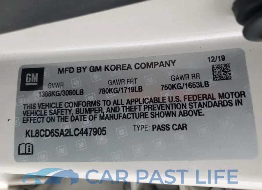 KL8CD6SA2LC447905# 12