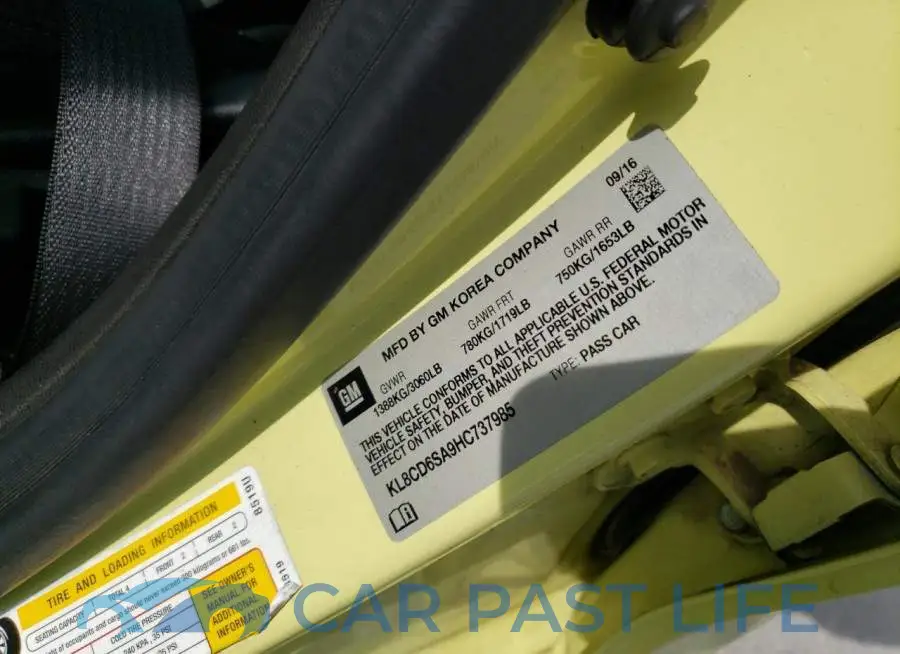 KL8CD6SA9HC737985# 12