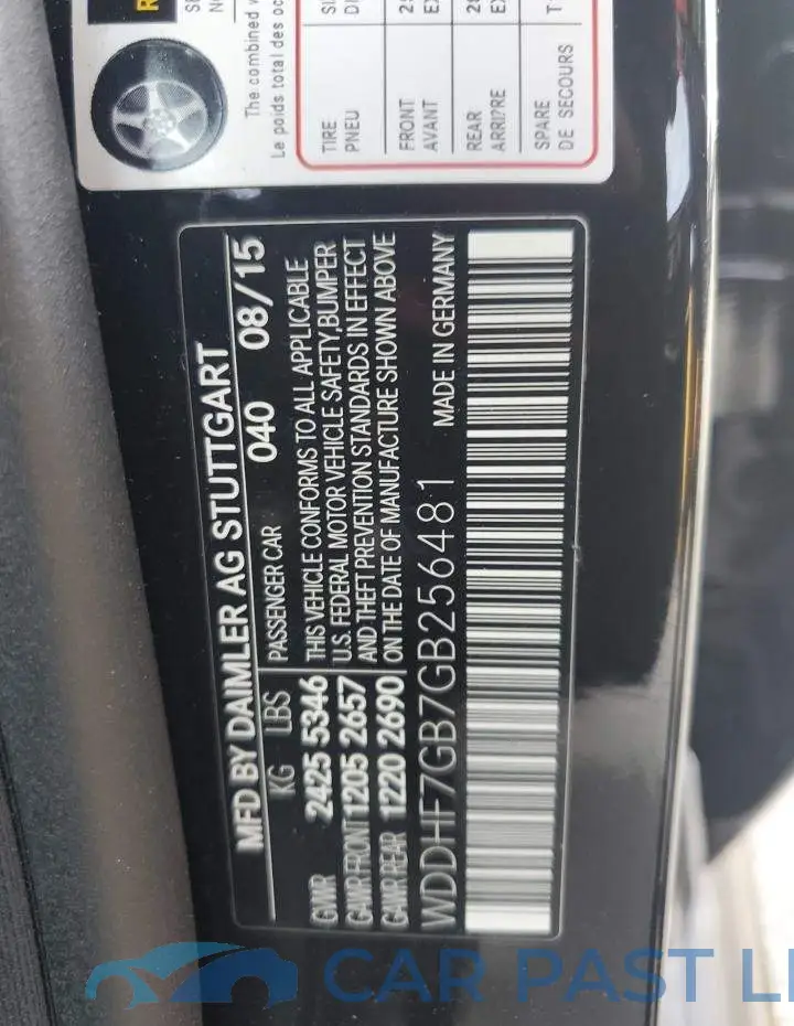 WDDHF7GB7GB256481# 12