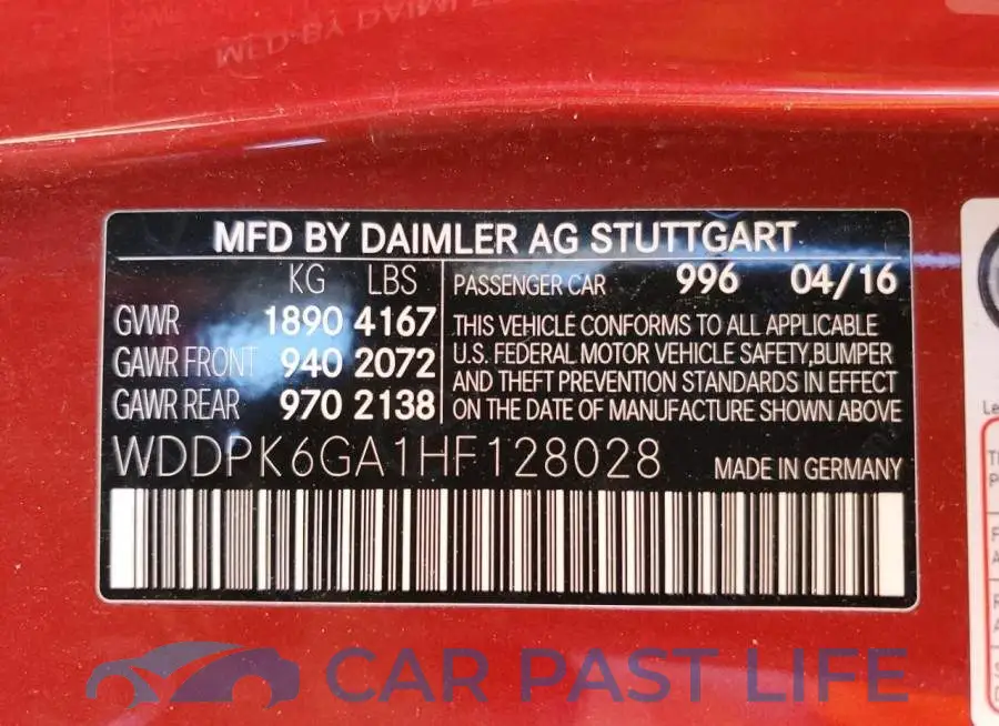 WDDPK6GA1HF128028# 12